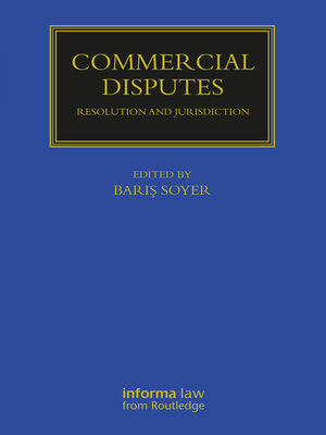 cover image of Commercial Disputes